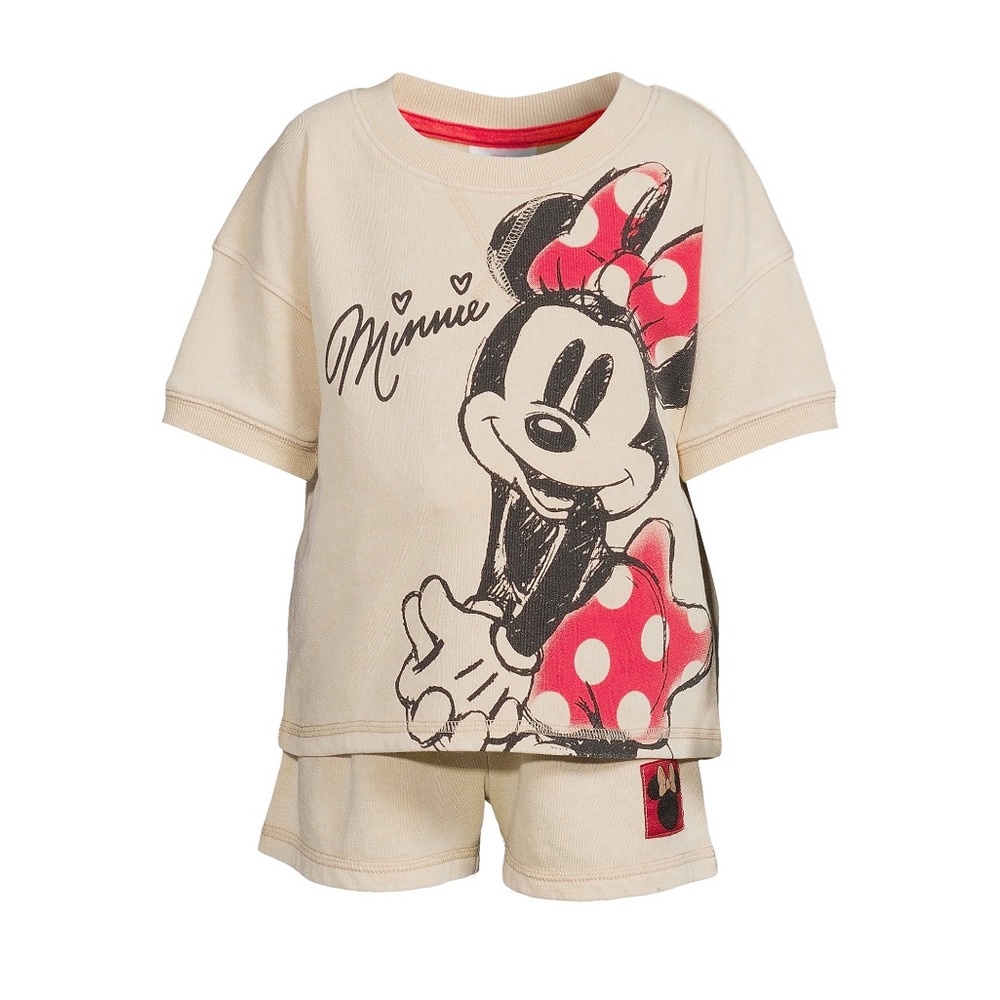 Minnie Mouse Toddler Girls Tee and Shorts Set, 2-Piece